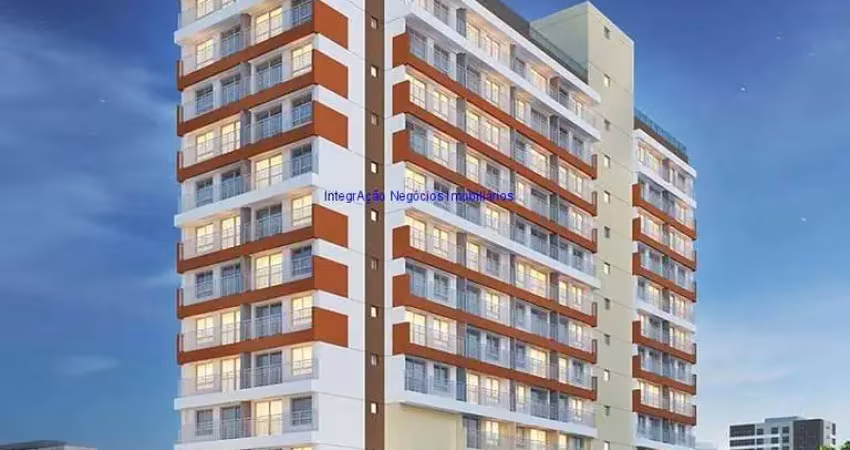 Apartamento 32m², 01 dormitório e 01 banheiro.   condomínio com portaria 24hrs, coworking, bicicletário, espaço gourmet, lavanderia coletiva.