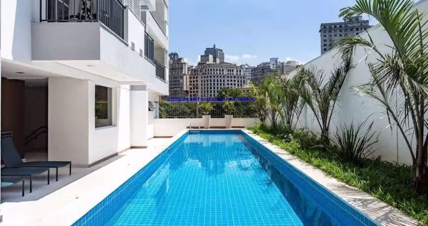 Apartamento studio 23m², 01 dormitório e 01 banheiro.  condomínio com portaria 24hrs, piscina, salão de festa, espaço gourmet, lavanderia coletiva.