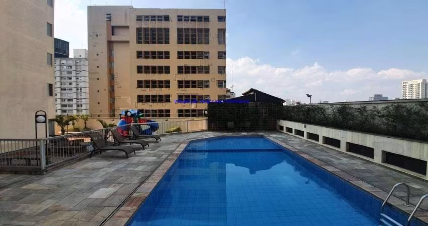 Apartamento 78m², 03 dormitórios, 02 banheiros e 02 vagas na garagem.  Condomínio com portaria, segurança 24hrs, Piscina, Churrasqueira.