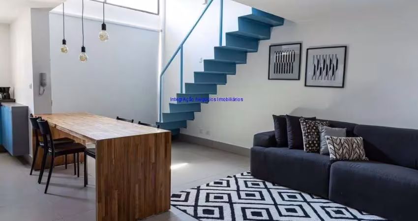 Apartamento 60m², 01 dormitório (sendo suíte), 01 banheiro e 01 vaga na garagem.  condomínio com portaria, segurança 24hrs, playground, academia