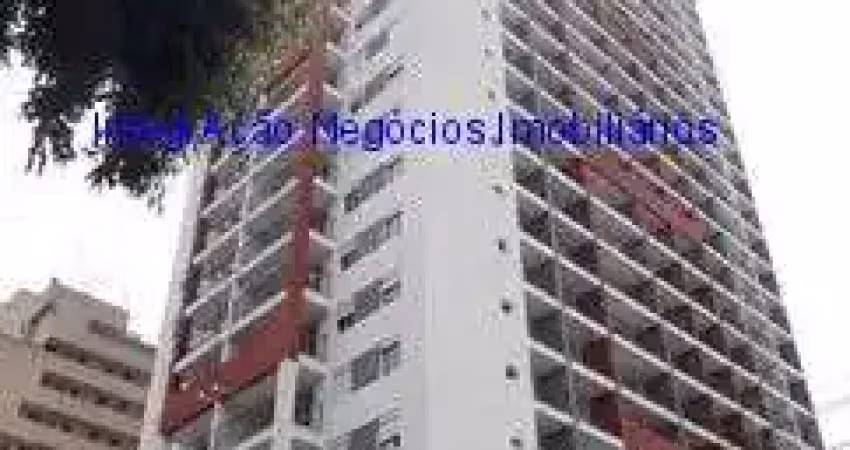 Apartamento studio 23m², 01 dormitório e 01 banheiro.  condomínio com portaria 24hrs, piscina, academia e lavanderia.  excelente localização