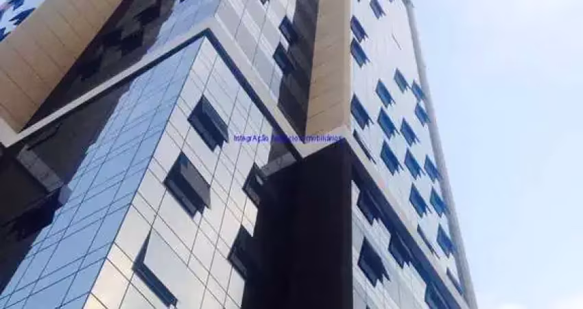 Conjunto comercial 50m², 02 banheiros e 02 vagas na garagem.  condomínio com recepção e segurança 24hrs.  excelente localização.