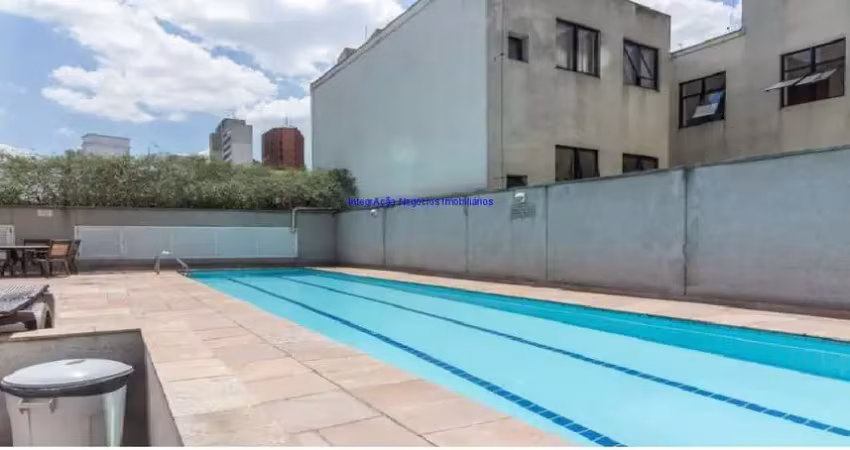 Apartamento 29m², 01 dormitório, 01 banheiro e 01 vaga na garagem.  condomínio com portaria, segurança 24hrs, piscina, sauna, sala de ginástica.