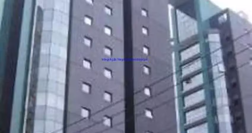 Conjunto comercial 42,63m², 01 copa, 01 banheiro e 01 vaga na garagem.  condomínio com recepção e segurança.  excelente localização,