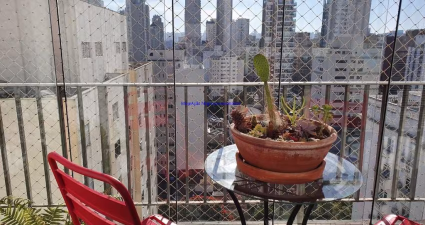 Apartamento 115m², 03 dormitórios (sendo 02 suítes), 03 banheiros e 02 vagas na garagem.  Condomínio com portaria, segurança 24hrs, salão de festa.