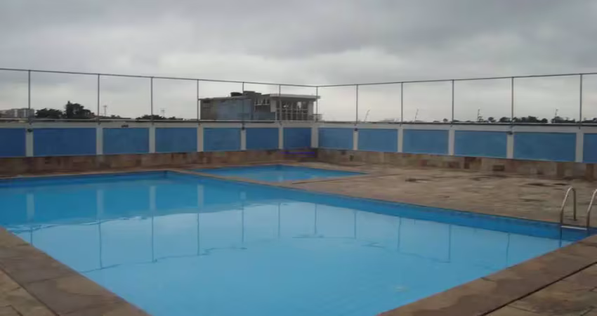 Apartamento 64m², 02 dormitórios, 01 banheiro e 01 vaga na garagem. ótima área comum com churrasqueira, espaço gourmet, garagem para visitas, jardim,