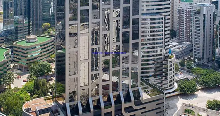 Conjunto comercial 108,31m², 02 banheiros e 03 vagas de garagem.   condomínio com recepção, segurança 24hrs, lobby e ar condicionado.