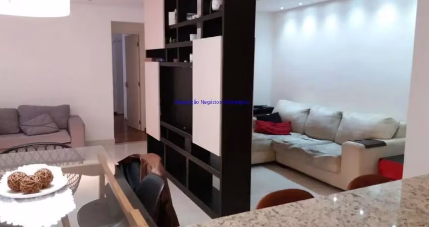 Apartamento 100m², 02 dormitórios, 01 suíte, 02 banheiros, 01 vaga de garagem.  condomínio com portaria, segurança 24hrs e salão de festa.   excelente