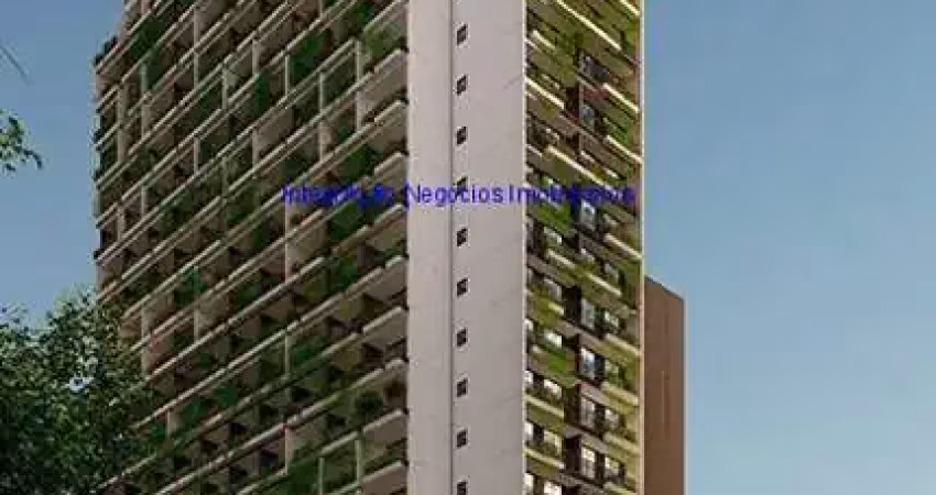Apartamento studio 26m², 01 dormitório e 01 banheiro; (fotos ilustrativas, entrega prevista para setembro de 2027).  condomínio com portaria, academia