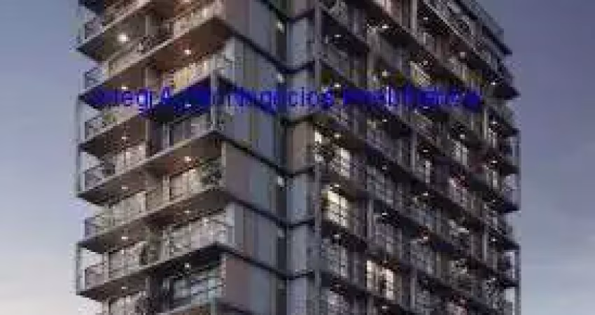Apartamento 38m², 01 dormitório e 01 banheiro; (fotos ilustrativas, entrega prevista para janeiro/2028).  condomínio com portaria, segurança, piscina