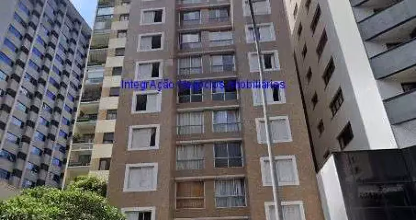 Apartamento 60m², 01 dormitório, 01 banheiro e 01 vaga de garagem.  condomínio com portaria e segurança.  excelente localização
