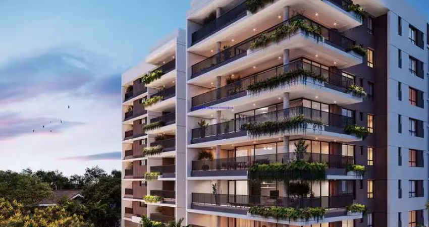Apartamento 277,91m², 04 dormitórios (sendo suítes), 05 banheiros e 04 vagas de garagem; ( fotos ilustrativas, entrega prevista para maio/2028).