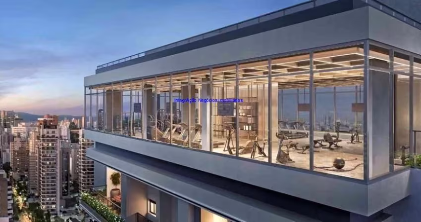 Apartamento 145m², 03 dormitórios (sendo suítes), 04 banheiros e 02 vagas de garagem; (Fotos ilustrativas, entrega prevista para Setembro /2025).