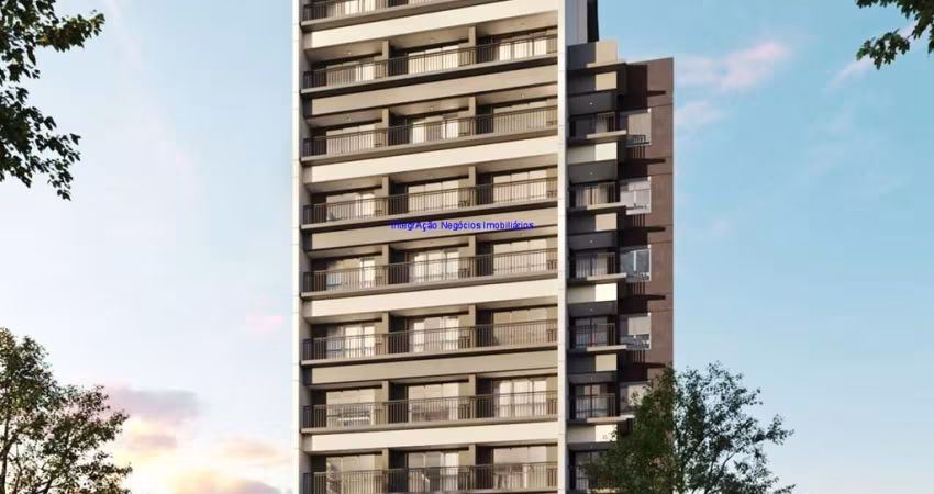 Apartamento Studio Garden 57m², 01 dormitório e 01 banheiro; (fotos Ilustrativas).  Condomínio com portaria, piscina,  fitness, espaço gourmet