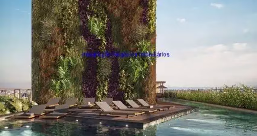 Apartamento 45m², 01 dormitório, 01 banheiro e 01 vaga de garagem; (fotos ilustrativas).  condomínio com portaria, segurança, piscina, academia