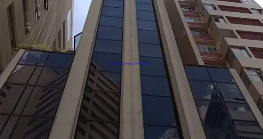 Conjunto comercial 40m², 01 banheiro e 01 vaga de garagem.  condomínio com portaria e recepção.  excelente localização as ruas peixoto gomide
