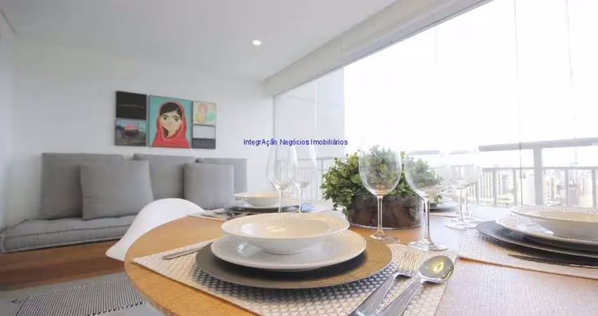 Apartamento 57m², 01 dormitório (sendo suíte), 01 banheiro e 01 vaga na garagem.  condomínio com portaria, segurança 24hrs, piscina, piscina infantil,