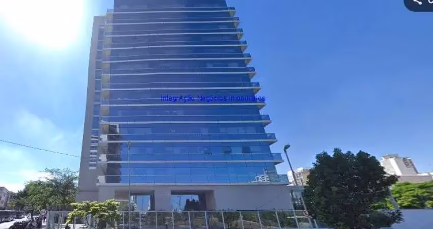 Conjunto comercial 116m², 02 banheiros e 04 vagas na garagem.  condomínio com recepção e segurança.  excelente localização próximo as ruas pedro