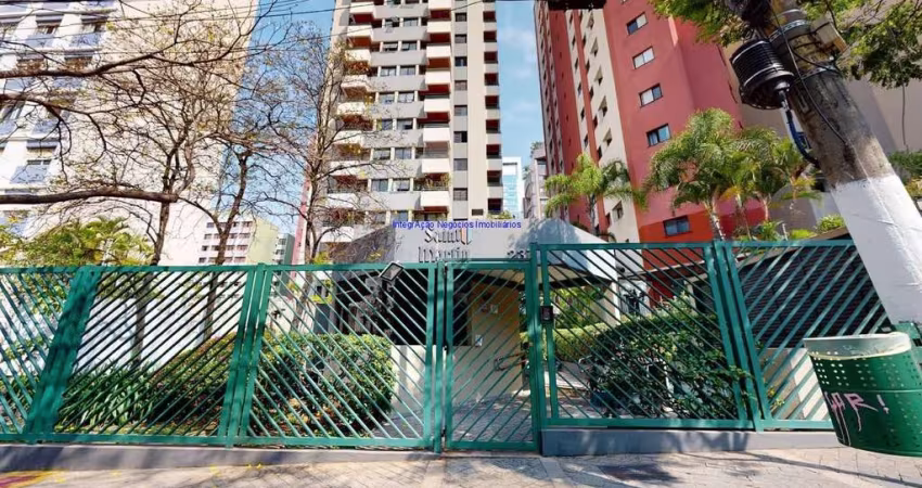 Apartamento 46m², 01 dormitório, 01 banheiro e 01 vaga na garagem.  Condomínio com portaria, piscina, salão de festa e academia.  Excelente