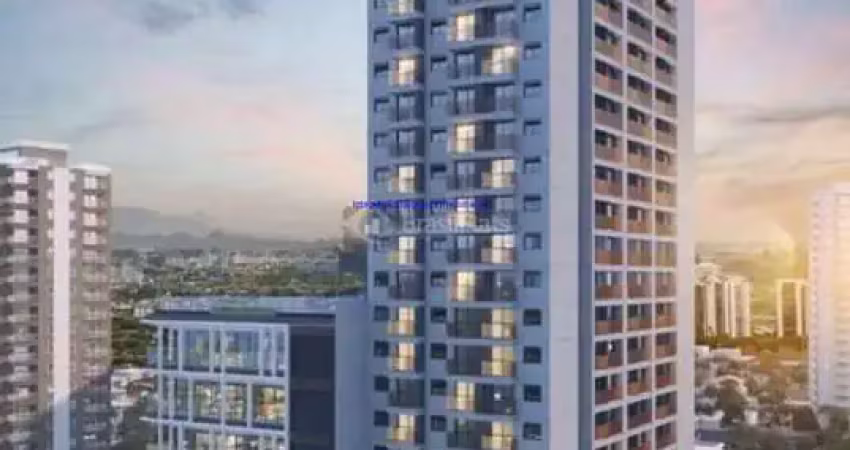 Apartamento studio 27m², 01 dormitório e 01 banheiro.  condomínio com portaria e segurança, piscina e academia.  excelente localização