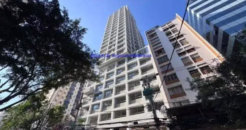 Apartamento studio 21m², 01 dormitório e 01 banheiro.  condomínio com portaria e segurança.  excelente localização á 4 minutos andando para a estação