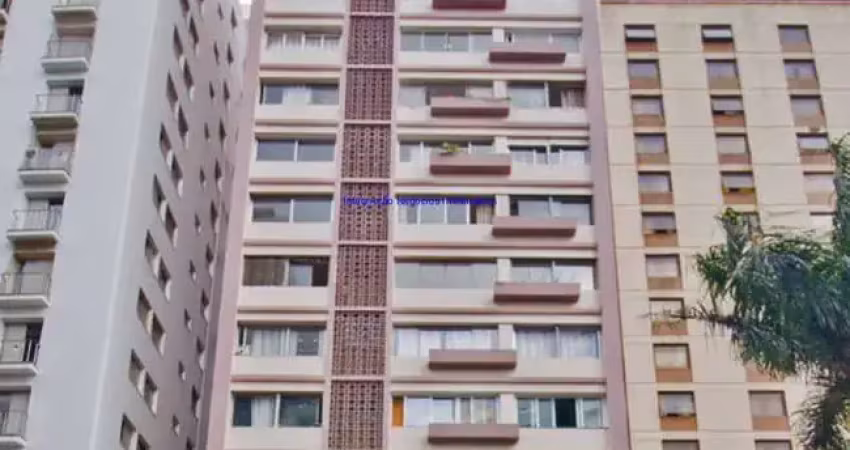 Apartamento 55m²,  01 dormitório e 01 banheiro.  condomínio com portaria e segurança.  excelente localização entre as ruas martinho prado, avanhandava