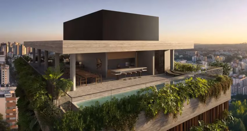 Apartamento 423,35m², 04 dormitórios (sendo  suítes), 05 banheiros e 04 vagas na garagem; (fotos ilustrativas, entrega prevista para janeiro/2028).
