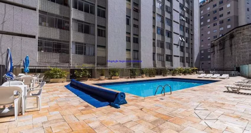 Apartamento 81,25m²,  02 dormitórios, 02 banheiros e 01 vaga de garagem.  condomínio com portaria, segurança e piscina.  excelente localização á 10 mi