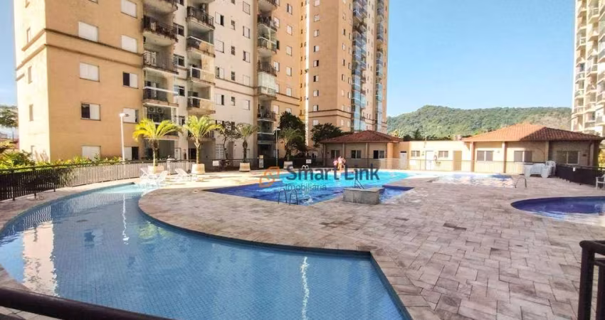Apartamento com 3 dormitórios à venda, 69 m² por R$ 350.000,00 - Areia Branca - Santos/SP
