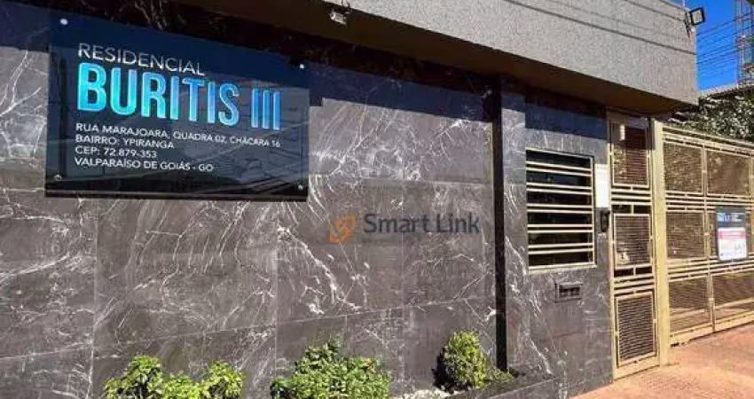 Apartamento com 2 dormitórios à venda, 44 m² por r$ 119.200,00 - ipiranga - valparaíso de goiás/go
