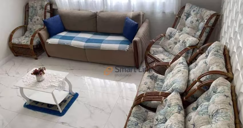 Apartamento com 2 dormitórios à venda, 70 m² por r$ 300.000,00 - balneário cidade atlântica - guarujá/sp