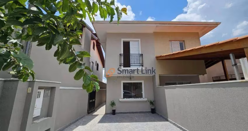 Sobrado com 3 dormitórios à venda, 132 m² por r$ 695.000,00 - jardim rio das pedras - cotia/sp