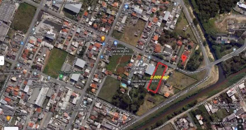 Terreno comercial à venda na Rua Antônio Gonçalves Dias, 127, Vargem Grande, Pinhais