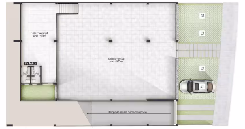 Sala comercial para venda no bairro petrópolis em caxias do sul