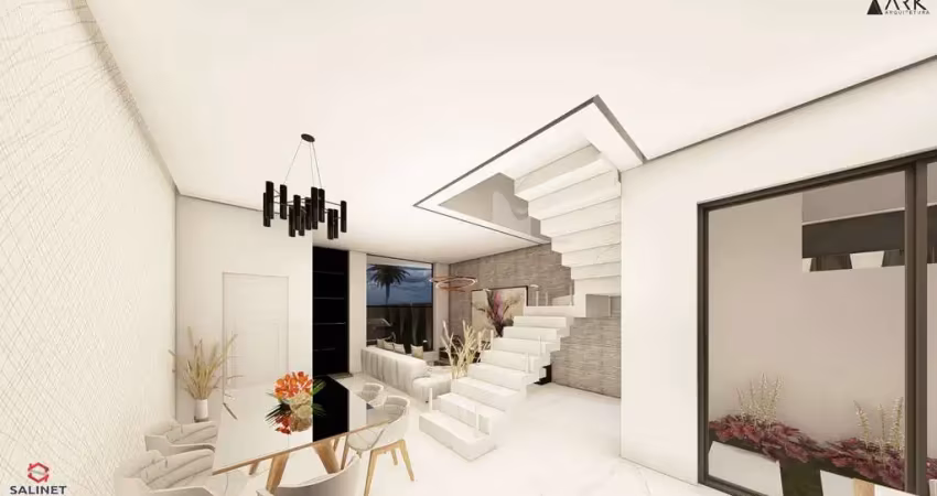 Sobrado duplex 3 quartos sendo 1 suíte para venda no bairro cidade nova em passo fundo