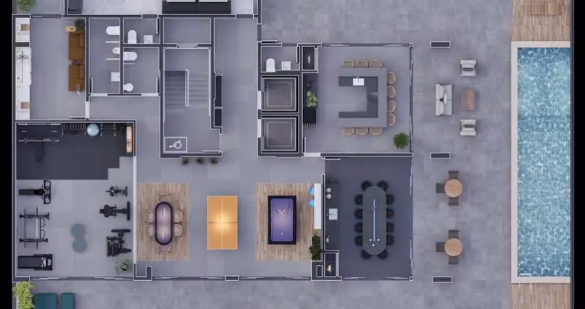 Apartamento 1 quarto para venda no bairro centro  em passo fundo