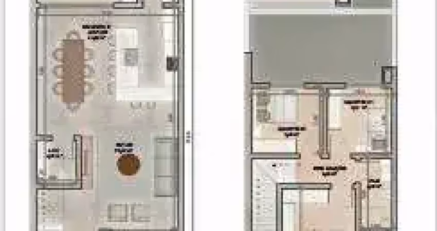 Sobrado duplex 3 quartos sendo 1 suíte para venda no bairro cidade nova em passo fundo