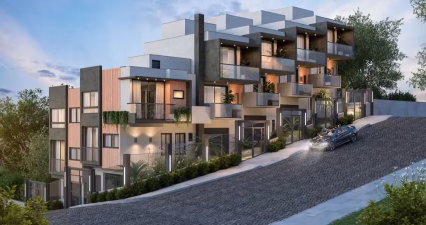 Sobrado duplex 2 quartos sendo 2 suítes para venda no bairro planalto em caxias do sul