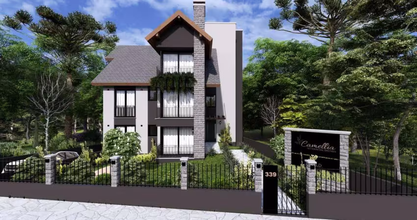 Apartamento 2 quartos sendo 2 suítes para venda no bairro tirol em gramado