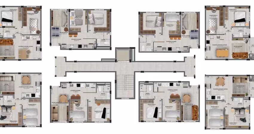 Apartamento 2 quartos para venda no bairro petrópolis em passo fundo