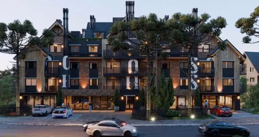 Apartamento 2 quartos sendo 1 suíte para venda no bairro centro em gramado