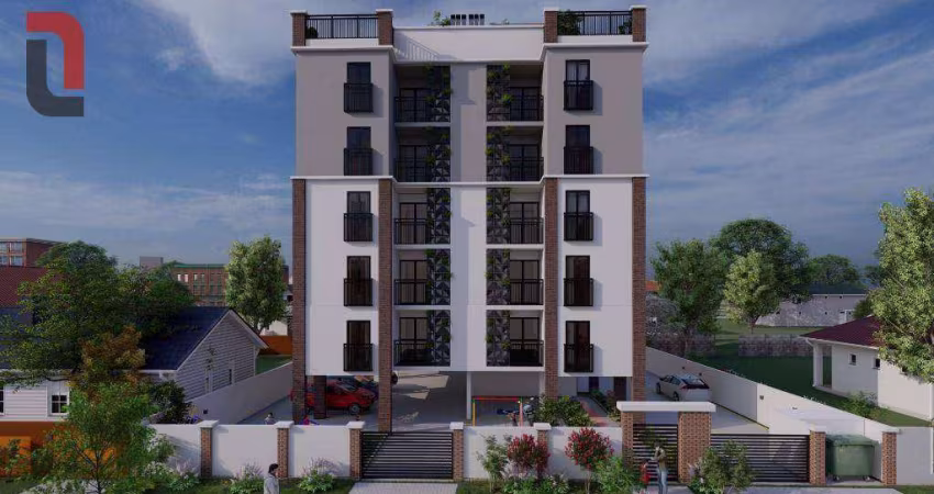 Apartamento com 2 dormitórios à venda, 52 m² por R$ 419.761,66 - Santa Quitéria - Curitiba/PR
