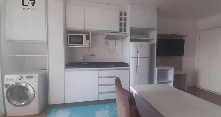 Apartamento com 1 quarto para alugar, 34 m² por R$ 2.500/mês - Centro Cívico - Curitiba/PR
