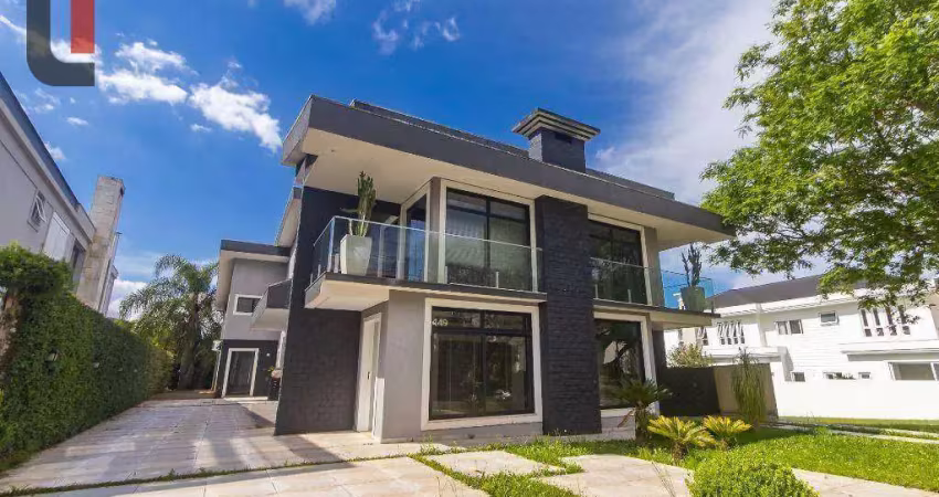 Casa com 5 suítes à venda, 580 m² por r$ 3.190.000 - loteamento alphaville graciosa - pinhais/pr