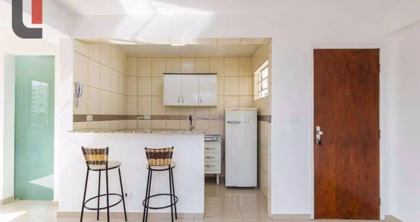 Apartamento com 1 quarto para alugar, 30 m² por R$ 1.580/mês - Bigorrilho - Curitiba/PR