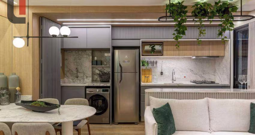 Apartamento com 2 dormitórios à venda, 55 m² por R$ 729.331,41 - Juvevê - Curitiba/PR