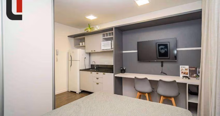 Studio com 1 quarto para alugar, 19 m² por R$ 2.000/mês - Centro - Curitiba/PR