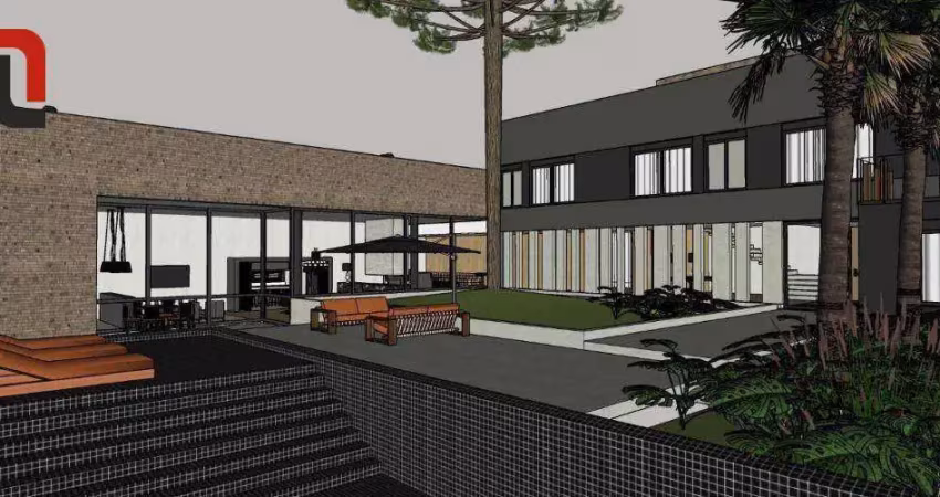 Casa com 4 suítes à venda, 620 m² por r$ 2.300.000 - orleans - curitiba/pr