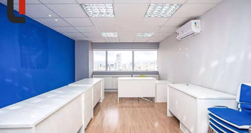 Sala para alugar, 34 m² por r$ 2.500/mês - centro cívico - curitiba/pr