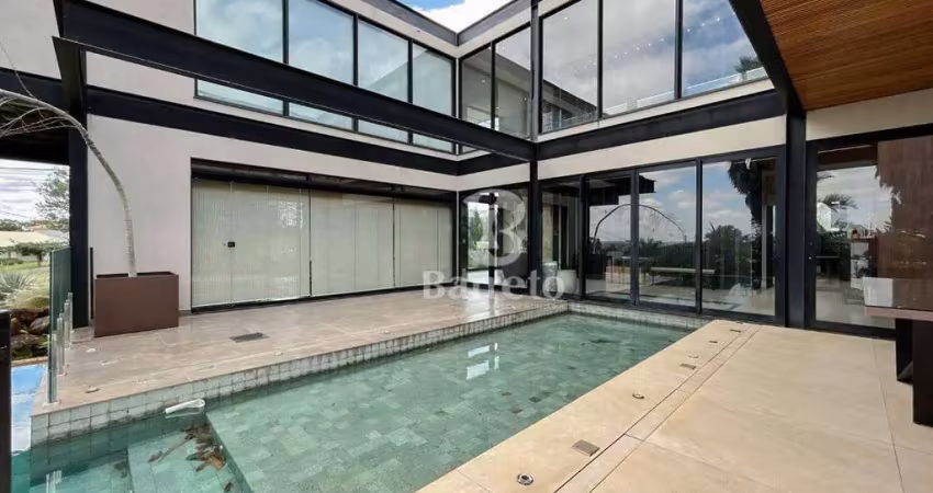 Sobrado à venda, 600 m² por r$ 3.950.000,00 - condomínio fechado terras de canaã home resort - londrina/pr